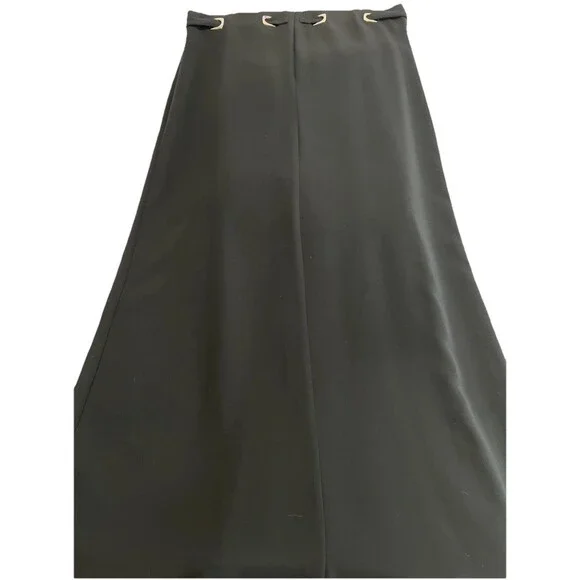 David Warren Women's Vintage Dress Black and White Striped Size 12 Short Sleeve - Picture 6 of 7